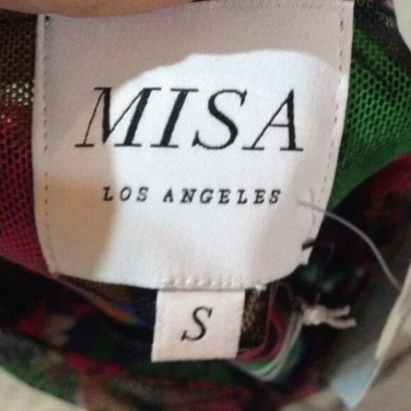 NWT MISA Los Angeles “Dania” Asymmetrical Floral Wrap Skirt Size Small - Picture 8 of 9